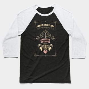 Caraval - Once Upon a Broken Heart - Jacks and Evangeline bookish Baseball T-Shirt